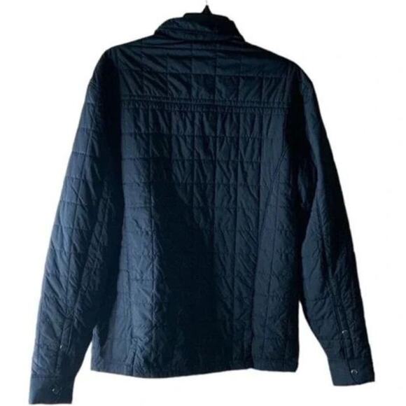 Eddie Bauer Quilted Puff Jacket Women's Size Medium Front Snap Button Pockets - Picture 2 of 10